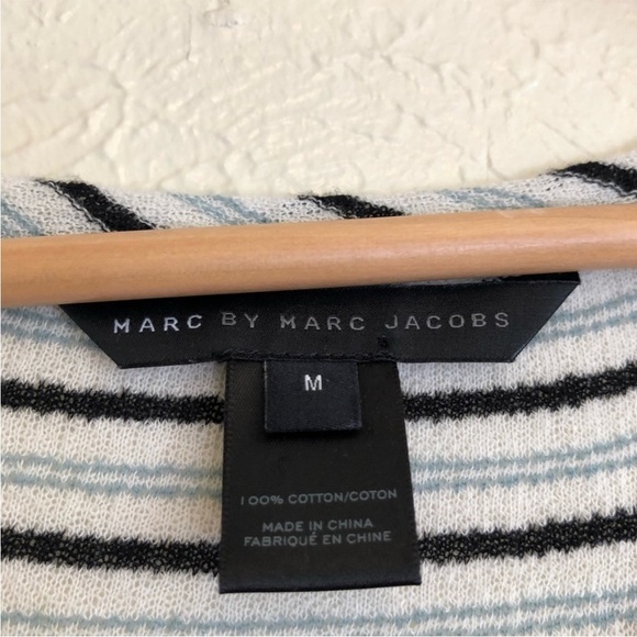 Marc by Marc Jacobs Striped Knit T Shirt Top - Picture 4 of 5